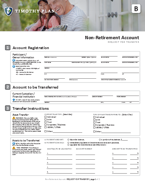 Non Retirement Request for Transfer